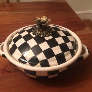 Mackenzie Childs Small Courtly Check Casserole